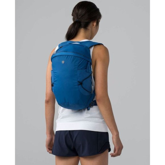 lululemon athletica Handbags - Lululemon Run All Day Backpack II *13L Royal Blue